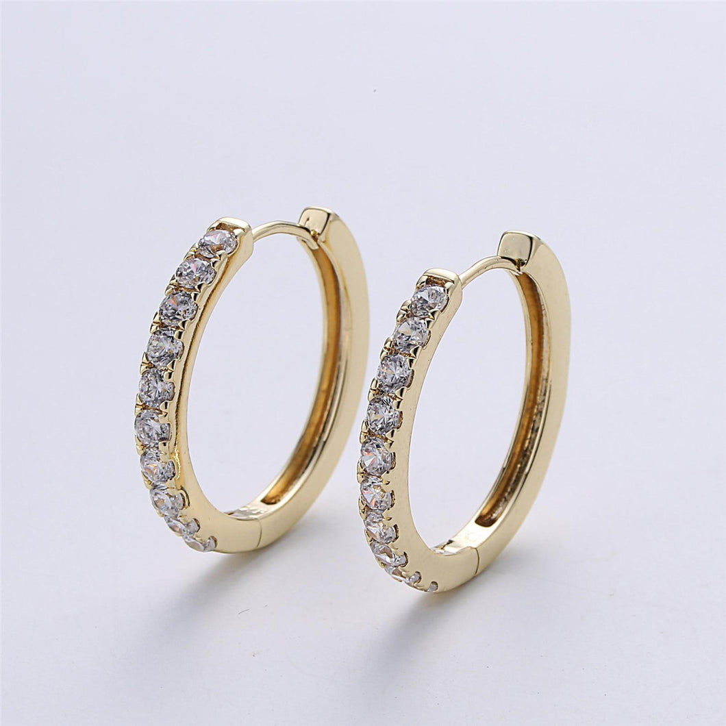 Crystal Hoops