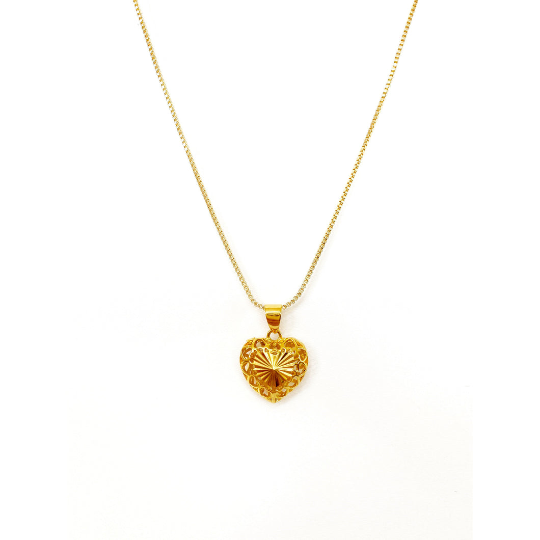 Golden Heart Necklace